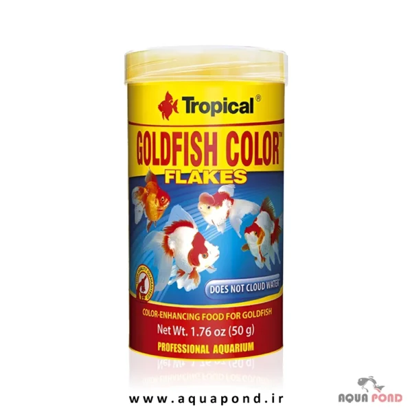 Goldfish color flakes