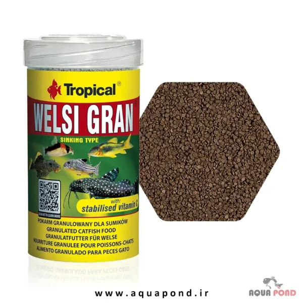 ولسی گران تروپیکال غذای ماهیان کفخوار و جلبکخوار