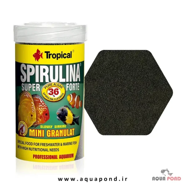 مینی گرانول اسپیرولینا ۳۶% سوپر فورت تروپیکال