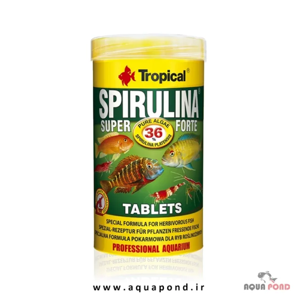 Tropical spirulina forte 36% tablet