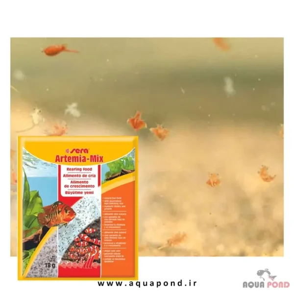 سرا آرتمیا میکس سرا مخلوط سیست آرتمیا و نمک هچ غذای ماهیان تازه متولد شده