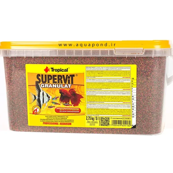 سوپرویت گرانولات تروپیکال غذای کامل ماهی