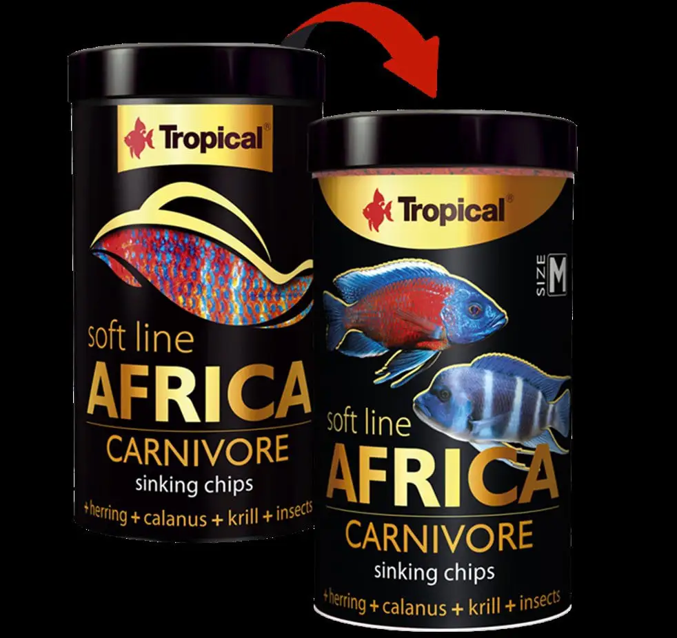 سافت لاین کارنیور آفریقا سایز M تروپیکال غذای حرفه ای سیچلاید گوشت خوار