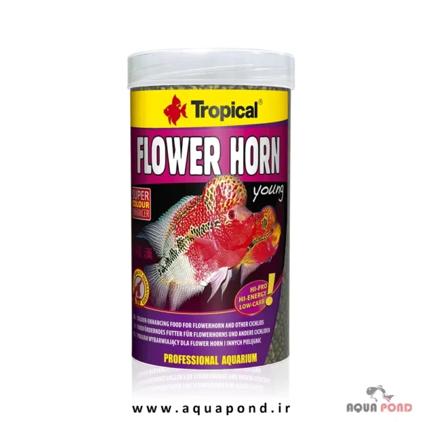 Tropical flower horn young pellet