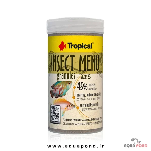 Tropical insect menu granules size s