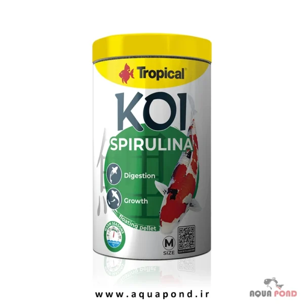 Tropical koi spirulina pellet size M