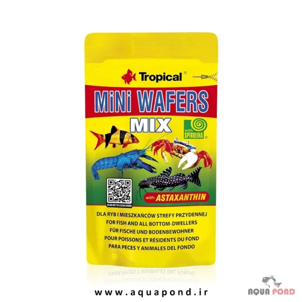 Tropical mini wafers mix