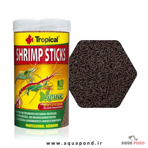 شریمپ استیک تروپیکال غذای میگو آب شیرین و آبشور