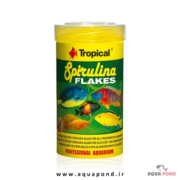 Tropical spirulina flake