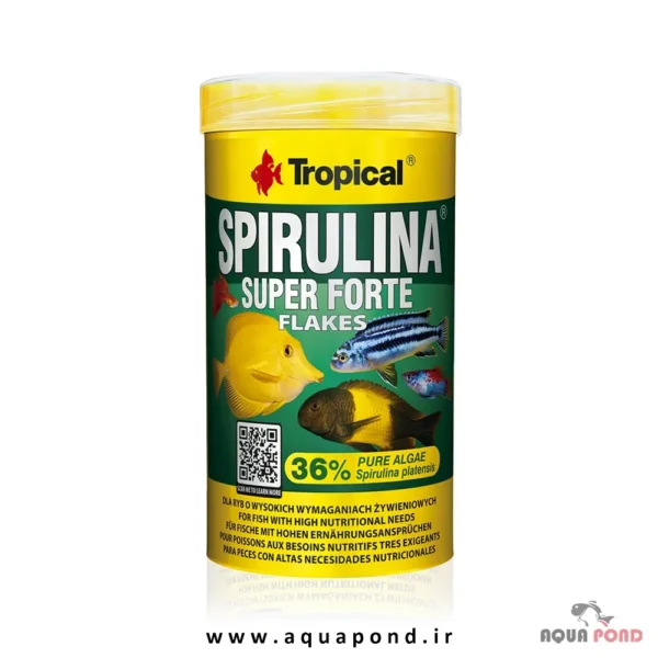 Tropical spirulina forte 36% flake