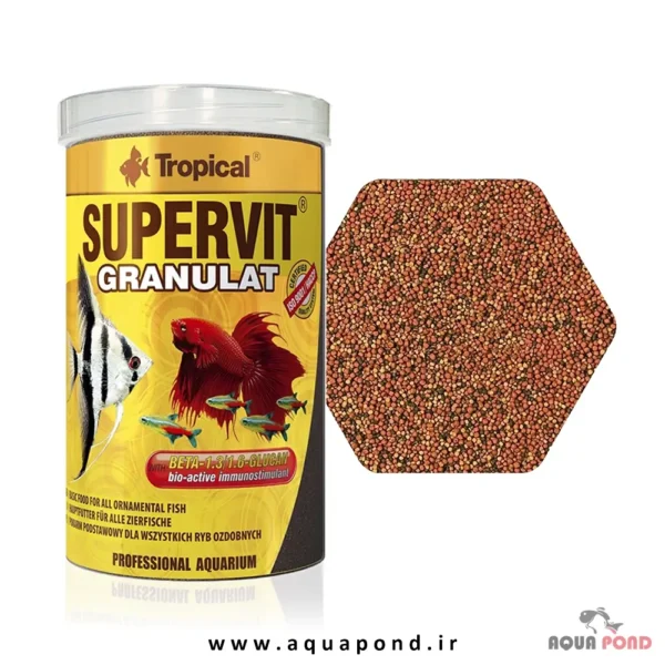 سوپرویت گرانولات تروپیکال غذای کامل ماهی