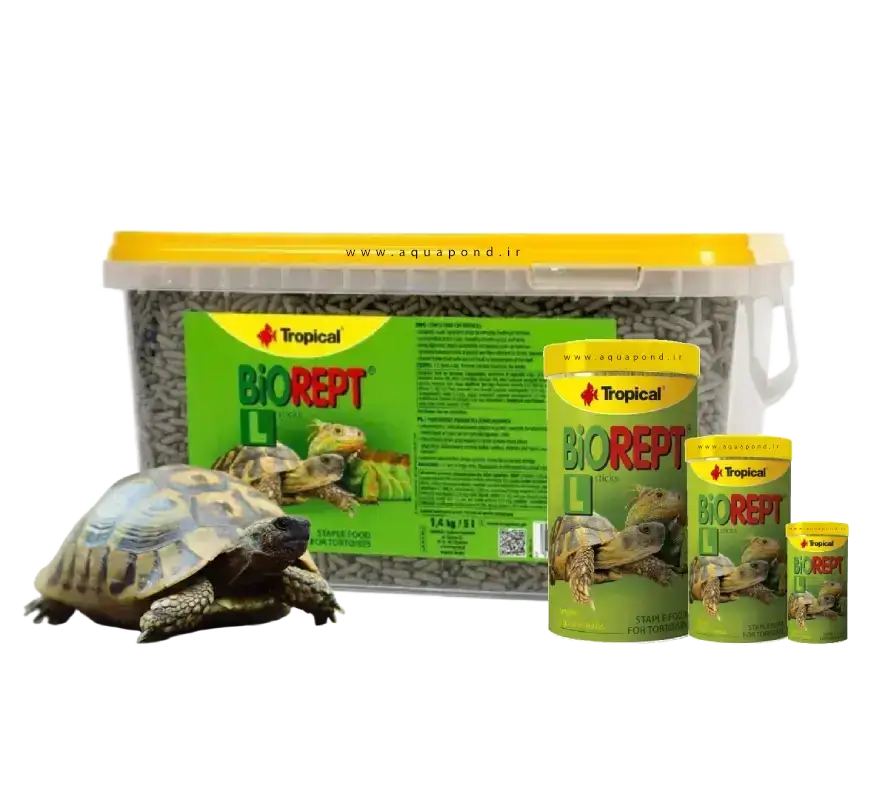 بایورپت L تروپیکال غذای کامل خزندگان تراریوم لاکپشت و رپتایل ها