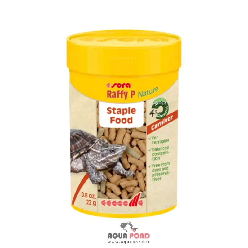 رافی پی نیچر سرا غذای روزانه لاکپشت آبزی 