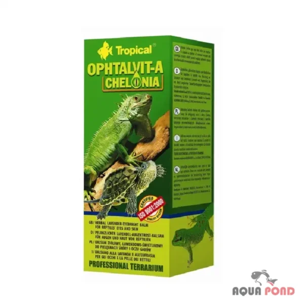 اوفتالویت-آ چلونیا تروپیکال OPHTALVIT-A CHELONIA بالم چشم و پوست خزندگان