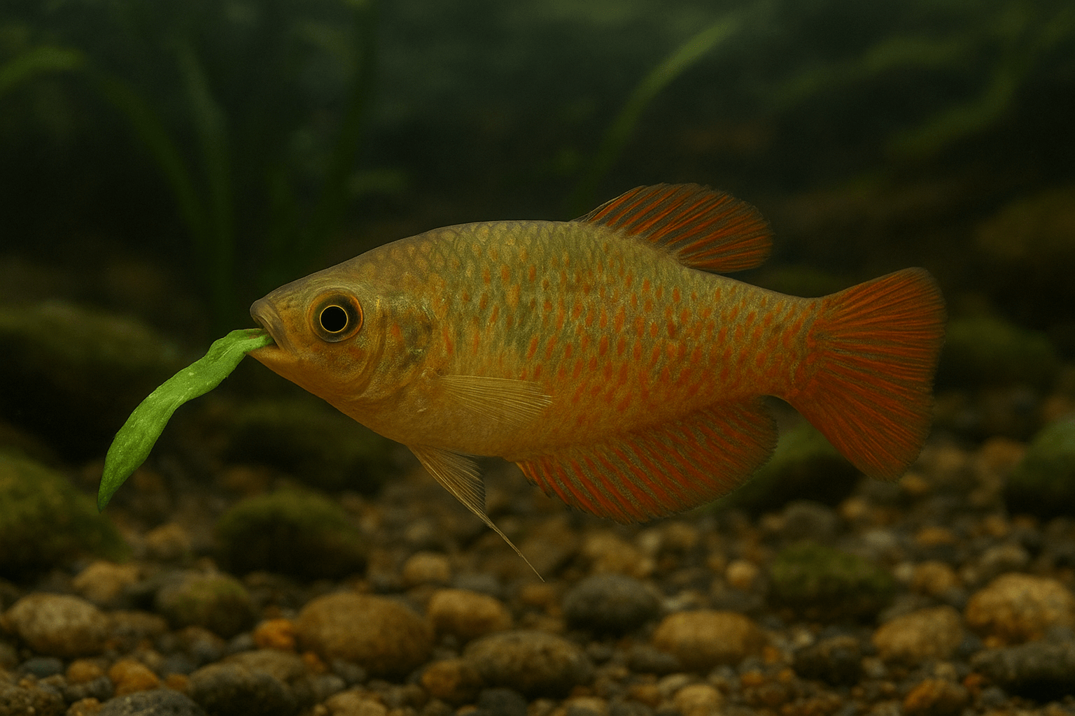 ماهی گیاه خوار آب شیرین