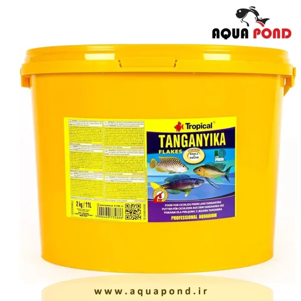 غذای پولکی تانگانیکا تروپیکال (Tropical) 11Lt/2Kg