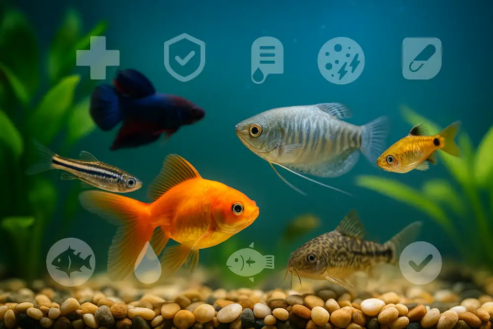 10 بیماری ماهی و راه‌های درمانش | راهنمای جامع «درمان ماهی» + «دارو ماهی»