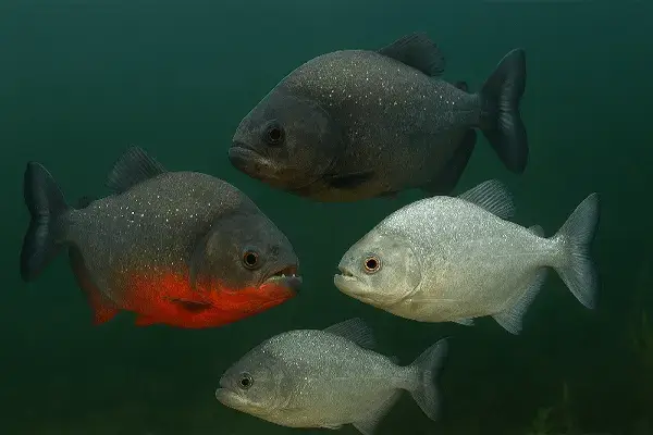 انواع ماهی پیرانا