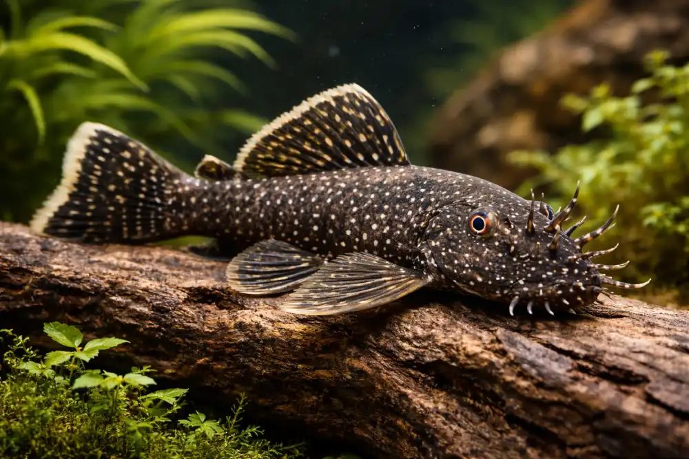 آنسیستروس | پلکو دم‌ پرزدار (Ancistrus dolichopterus)