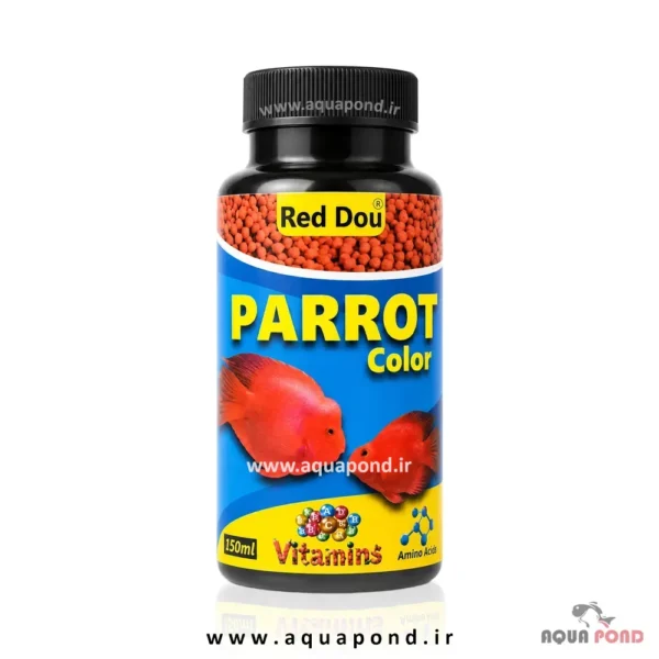 غذای ماهی پرت کالر رد دو (Red Dou parrot color)