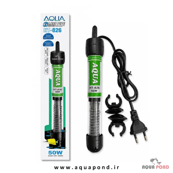 بخاری آکوا 50 وات HT-826(Glass heater HT826 50W)